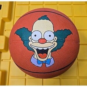 2013 Universal Studios The Simpsons Krusty Clown Rubber Basketball Full Size NEW